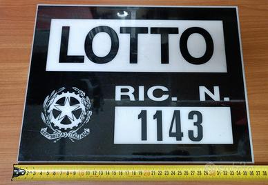 Tabacchi lotto anni 70 pannello originale