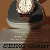 Seiko orologio quarzo chrono mai indossato 