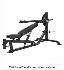 Panca piana bodybuilding- multi press powertech