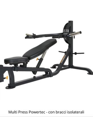 Panca piana bodybuilding- multi press powertech