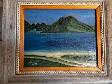 Olio su tavola “Silenzio del Lago” – Marco Miglio