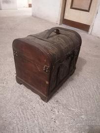 valigia vintage anni 80 in pelle 