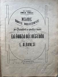 Album Spartiti Antichi 1847 - 1866 Napoli