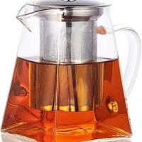 Teiera in Vetro Borosilicato con Infusore 900ml