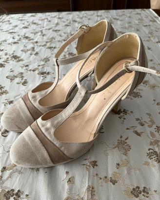 Decolletè donna tinta beige chiaro mis 39