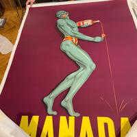 Manifesto pubblicitario Old Manada Rum