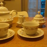 servizio da thè in porcellana bavarese