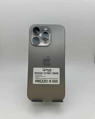 iPhone 15 Pro 128GB naturale usato garanzia 