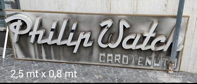 insegna pubblicitaria Philip Watch 