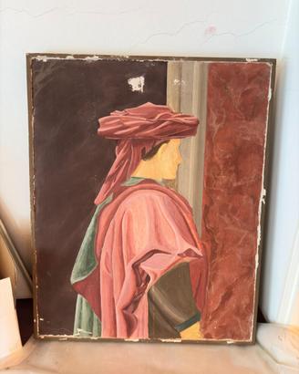 Quadro riproduzione affresco Piero della Francesca