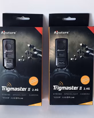 coppia trigger Aputure Trigmaster ii Nikon nuovi