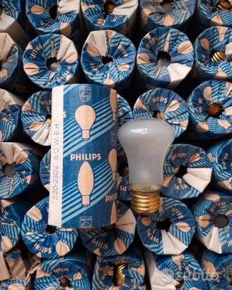 10 lampadine Philips fungo smerigliata 60 vintage