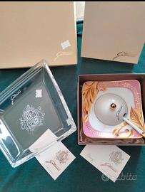 GATTINONI Svuota tasche in cristallo e zuccheriera