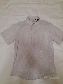 Camicia manche corte, Sorbino, cotone