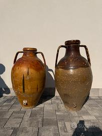 Coppia di anfore terracotta toscane