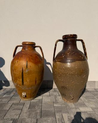 Coppia di anfore terracotta toscane