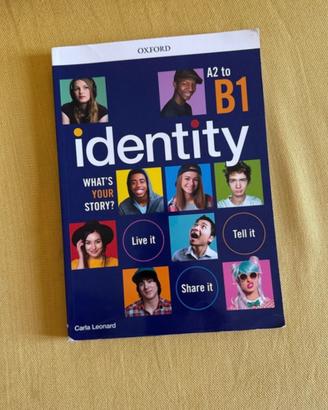 Libro inglese Identity A2 to B1