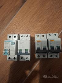 differenziale Siemens 16A, 3 magnetotermici 20/16/