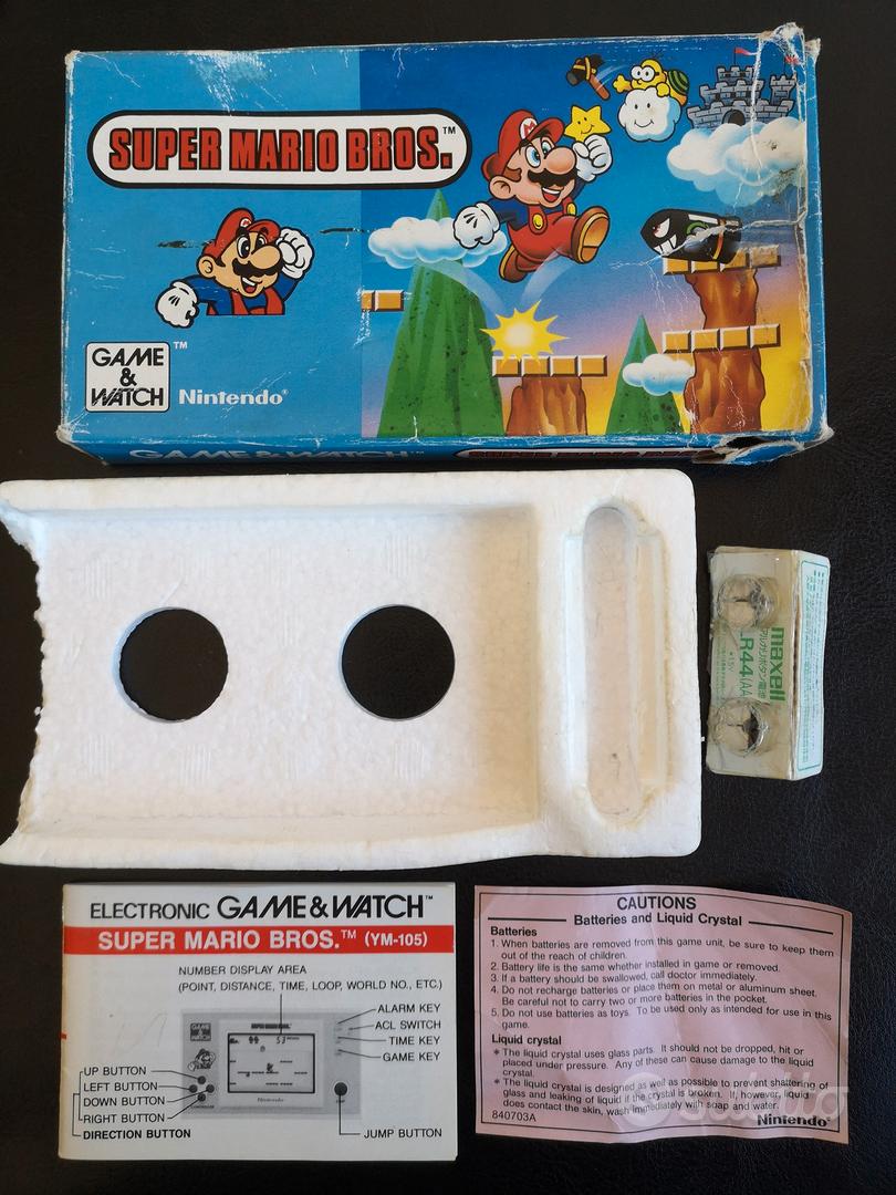 Scatola e manuali Game & Watch Super Mario Bros - Console e Videogiochi ...