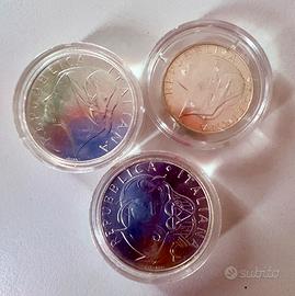 Lotto 3 Lire d'Argento 500