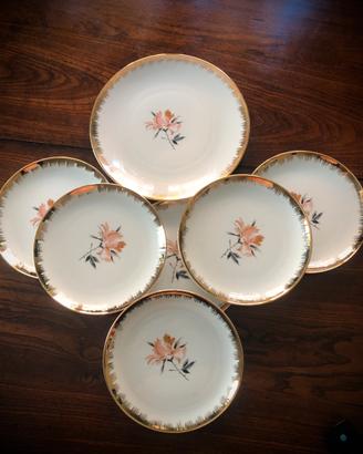 Servizio da dolce ceramica vintage