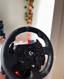 Logitech G923, con accessori