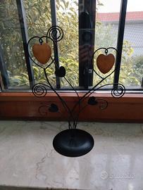 soprammobile decorativo in ferro
