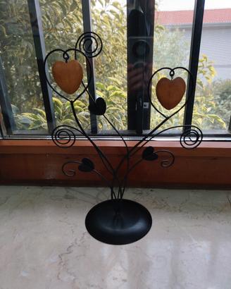 soprammobile decorativo in ferro