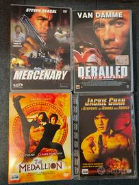 Lotto 4 DVD Azione: Seagal, Van Damme, Chan