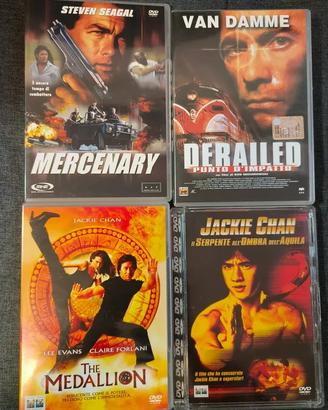 Lotto 4 DVD Azione: Seagal, Van Damme, Chan