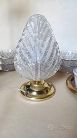 Lampada da tavolo in vetro di Murano