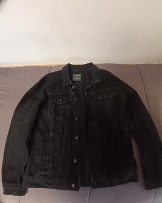 Giacca jeans nera
