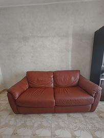 divano letto in ecopelle 3 posti