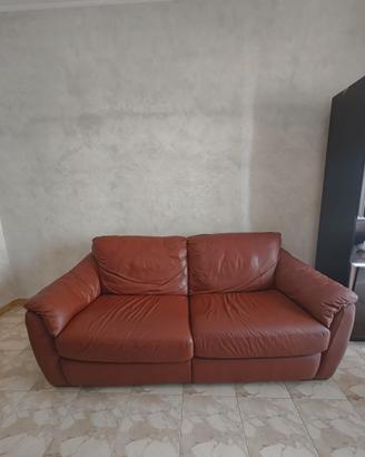 divano letto in ecopelle 3 posti