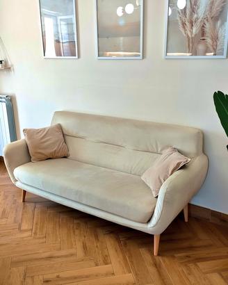 Divano Scandinavo Velluto L191 H87 P78 cm