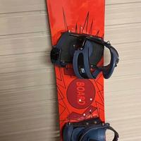 Snowboard 145 + attacchi + sacca