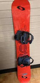 Snowboard 145 + attacchi + sacca