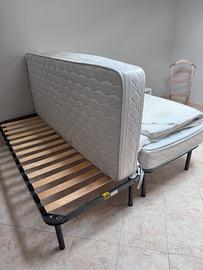 Reti e materassi singoli e topper matrimoniale