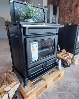 Stufa Cucina a legna Thermorossi mod Agorà 12,3kW
