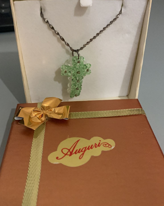 Collana swarovski crocifisso
