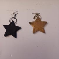 Coppia di orecchini a stella