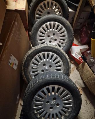 gomme invernali e cerchi in lega usati per citroen