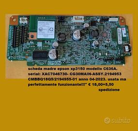 SCHEDA MADRE STAMPANTE EPSON XP 3150 MOD:C636A