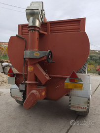 Rimorchio agricolo monoasse per cereali