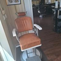 sedia vintage da barbiere 