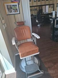 sedia vintage da barbiere 