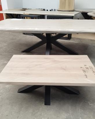 Piano top per tavolo in rovere massello