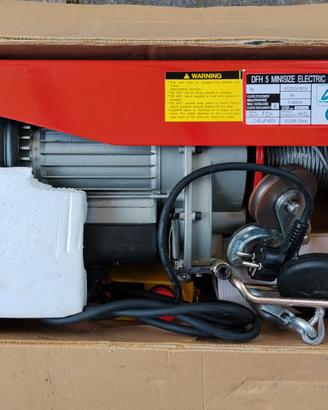 Paranco Elettrico 500kg (900W) + Braccio Supporto
