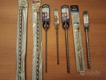 Punte da trapano SDS e NON per legno e cemento