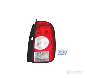 FANALE DESTRO PER DACIA DUSTER 10-13 BIANCO ROSSO
